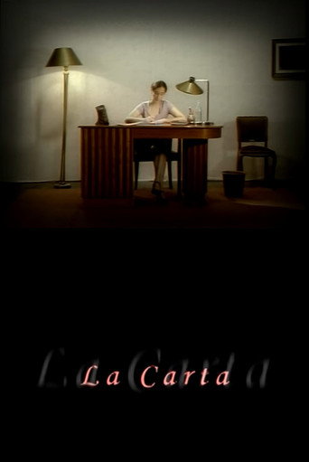 Movie poster for La carta (1998)