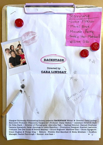 Movie poster for Backstage