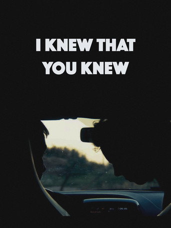 Movie poster for I knew that you knew
