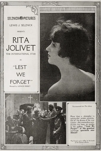 Movie poster for Lest We Forget (1918)