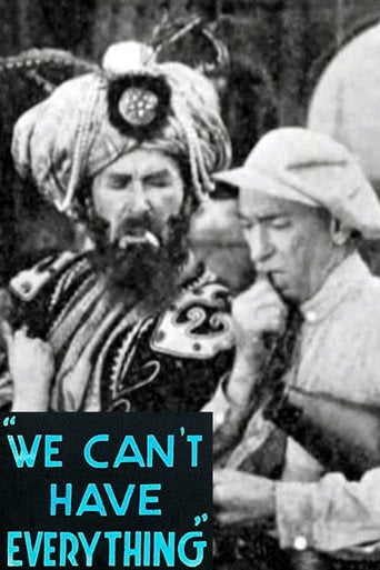 Movie poster for We Can't Have Everything (1918)