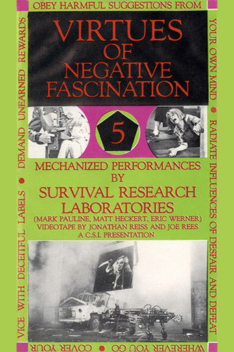 Movie poster for Virtues Of Negative Fascination (1986)
