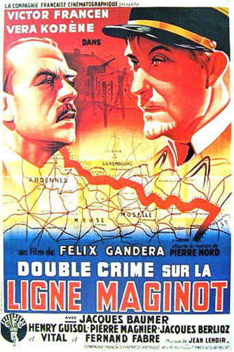 Movie poster for Double Crime in the Maginot Line (1937)