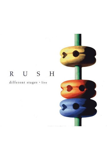 Movie poster for Rush: Different Stages - Live (1998)