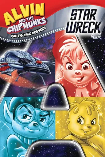 Movie poster for Alvin and the Chipmunks Go to the Movies: Star Wreck