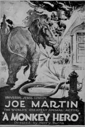 Movie poster for A Monkey Hero (1921)