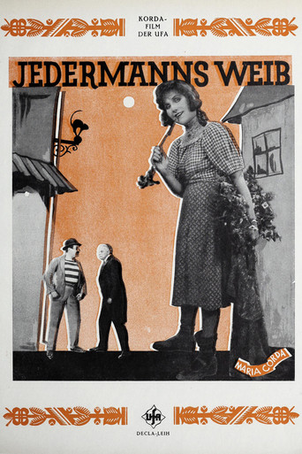 Movie poster for Jedermanns Weib (1924)