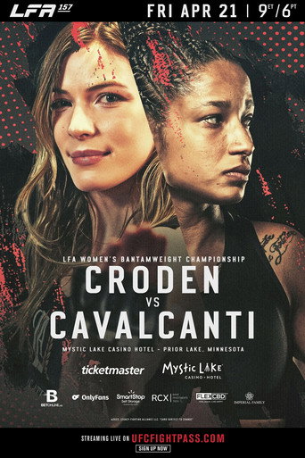 Movie poster for LFA 157: Croden vs. Cavalcanti (2023)