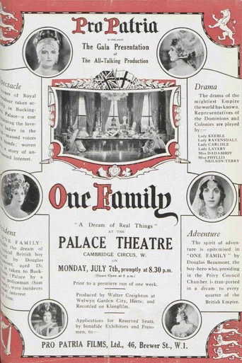 Movie poster for One Family (1930)