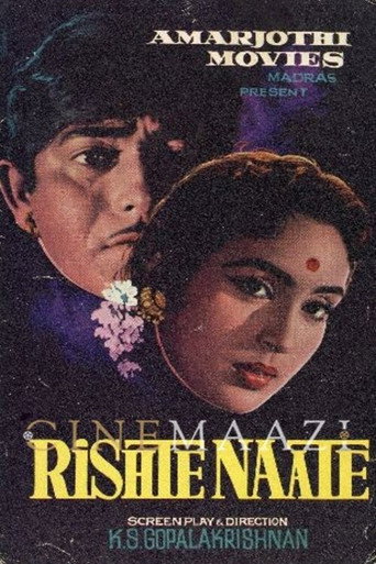 Movie poster for Rishte Naate (1965)
