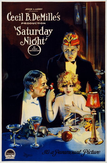 Movie poster for Saturday Night (1922)