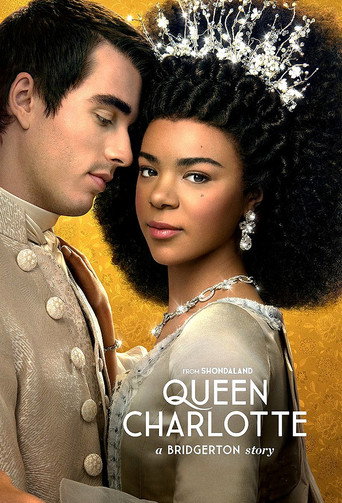 Series poster for Queen Charlotte: A Bridgerton Story (2023)