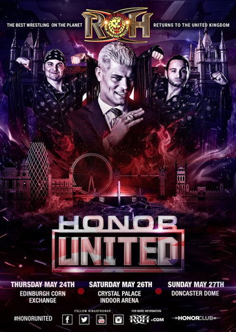 ROH: Honor United - London poster