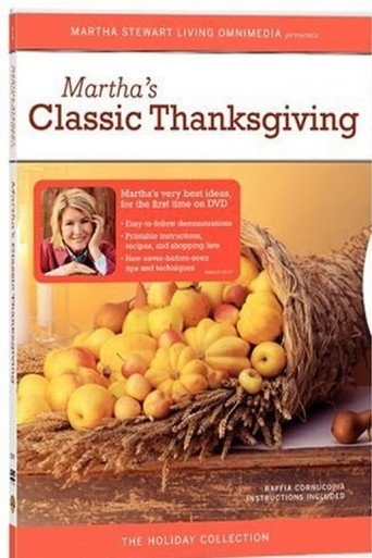 Movie poster for Martha Stewart Holidays: Classic Thanksgiving (2005)