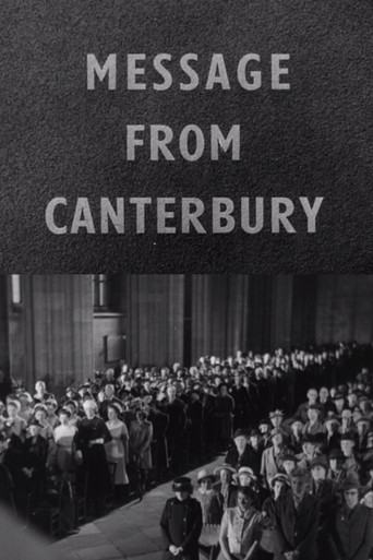 Movie poster for Message from Canterbury (1944)