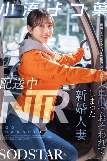 Movie poster for 配送中NTR 既婚ベテランドライバーの配送に付いて回るうち車中でおそわれてしまった新婚人妻 小湊よつ葉