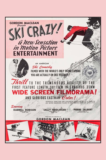 Movie poster for Ski Crazy (1955)