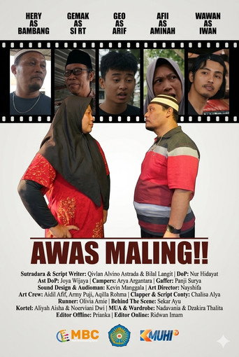 Movie poster for Awas Maling! (2025)