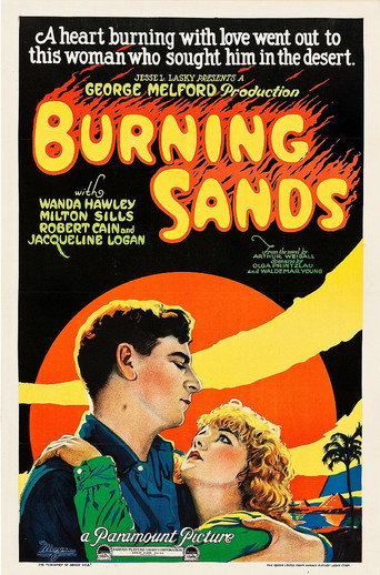 Movie poster for Burning Sands (1922)