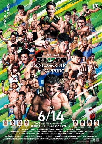 Movie poster for RIZIN LANDMARK 11 in SAPPORO (2025)