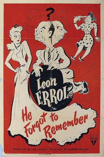 Movie poster for He Forgot to Remember (1944)