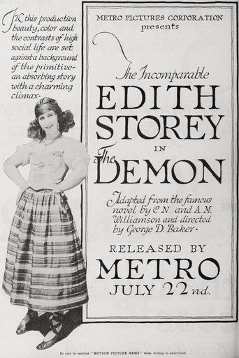 Movie poster for The Demon (1918)