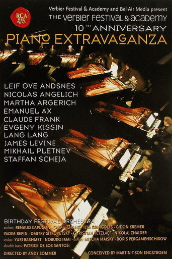 Movie poster for The Verbier Festival & Academy 10th Anniversary: Piano Extravaganza (2004)
