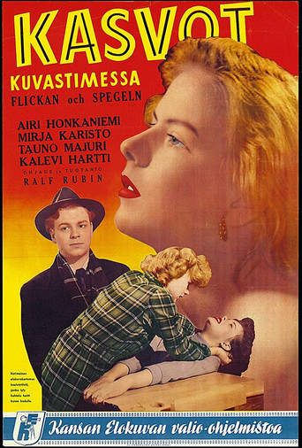 Movie poster for Kasvot kuvastimessa (1953)