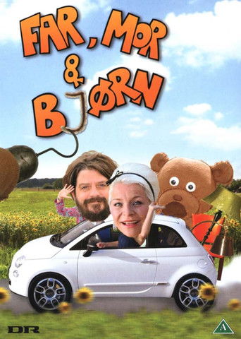 Far, mor og bjørn poster