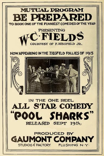 Movie poster for Pool Sharks (1915)