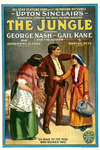 Movie poster for The Jungle (1914)