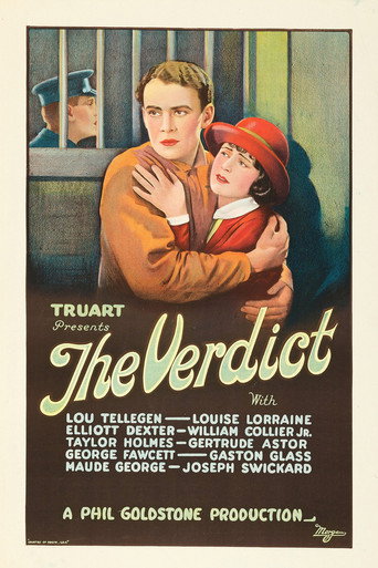 Movie poster for The Verdict (1925)