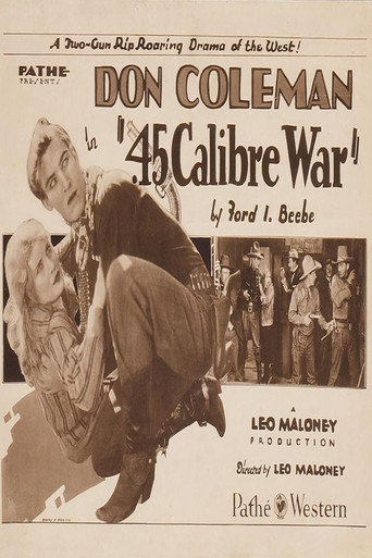 Movie poster for .45 Calibre War (1929)