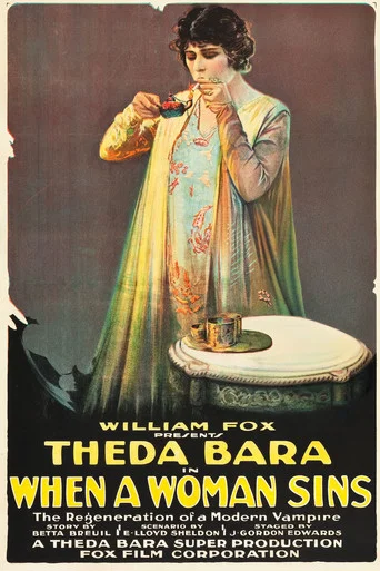 Movie poster for When a Woman Sins (1918)