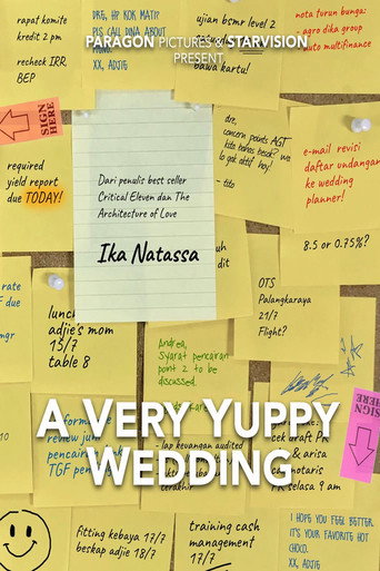 Movie poster for A Very Yuppy Wedding