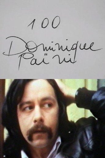 Movie poster for Cinématon n°100 : Dominique Païni (1980)