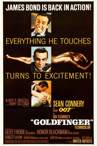 Movie poster for Goldfinger (1964)