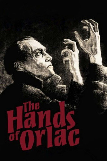 Movie poster for The Hands of Orlac (1924)