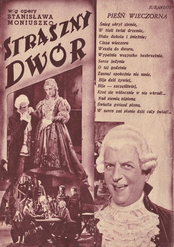 Movie poster for Straszny dwór (1936)