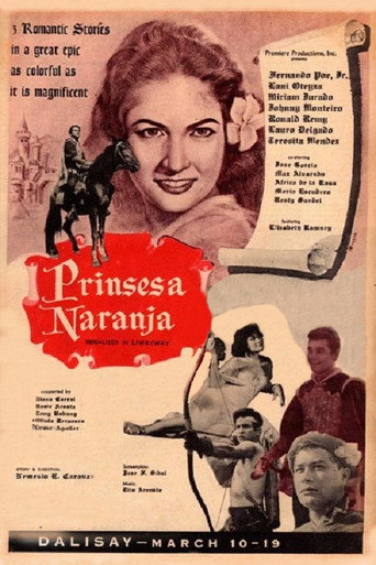Movie poster for Prinsesa Naranja (1960)