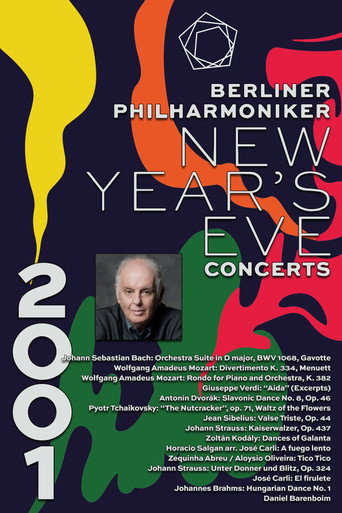 Movie poster for The Berliner Philharmoniker’s New Year’s Eve Concert: 2001 (2001)