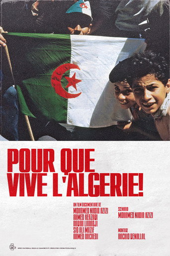 Movie poster for So that Algeria May Live (1972)
