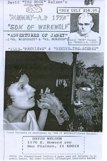 Movie poster for The Adventures of Janet: Janet vs Werewolf (1993)