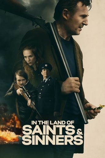 Movie poster for In the Land of Saints and Sinners (2023)