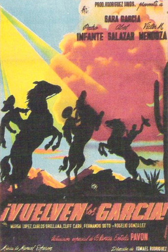 Movie poster for Vuelven los García (1947)