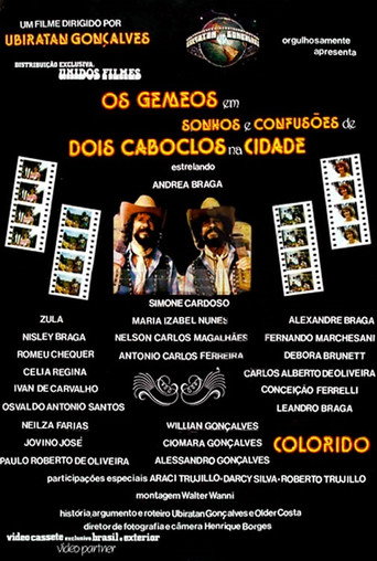 Movie poster for Sonhos e Confusões de Dois Caboclos na Cidade (1986)