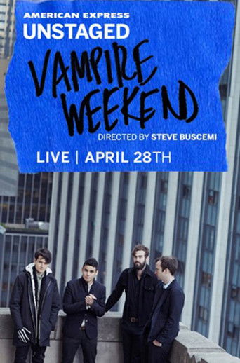 AMEX Unstaged Presents: Vampire Weekend poster