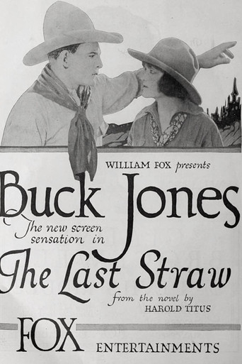 Movie poster for The Last Straw (1920)