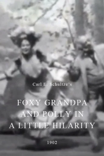 Movie poster for Foxy Grandpa and Polly in a Little Hilarity (1902)