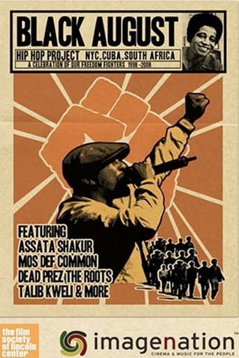 Movie poster for The Black August Hip Hop Project (2010)